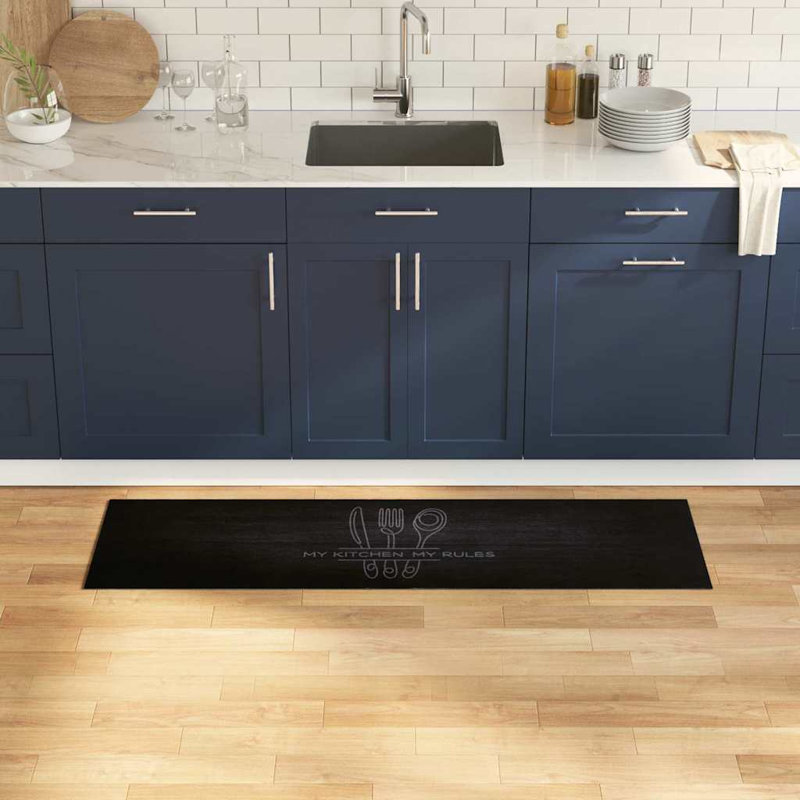  Kitchen Rug Anti Fatigue Mat Runner Rug Washable Floor Carpet Velvet