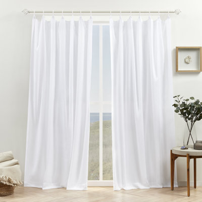 Semi Sheer Curtain Pair