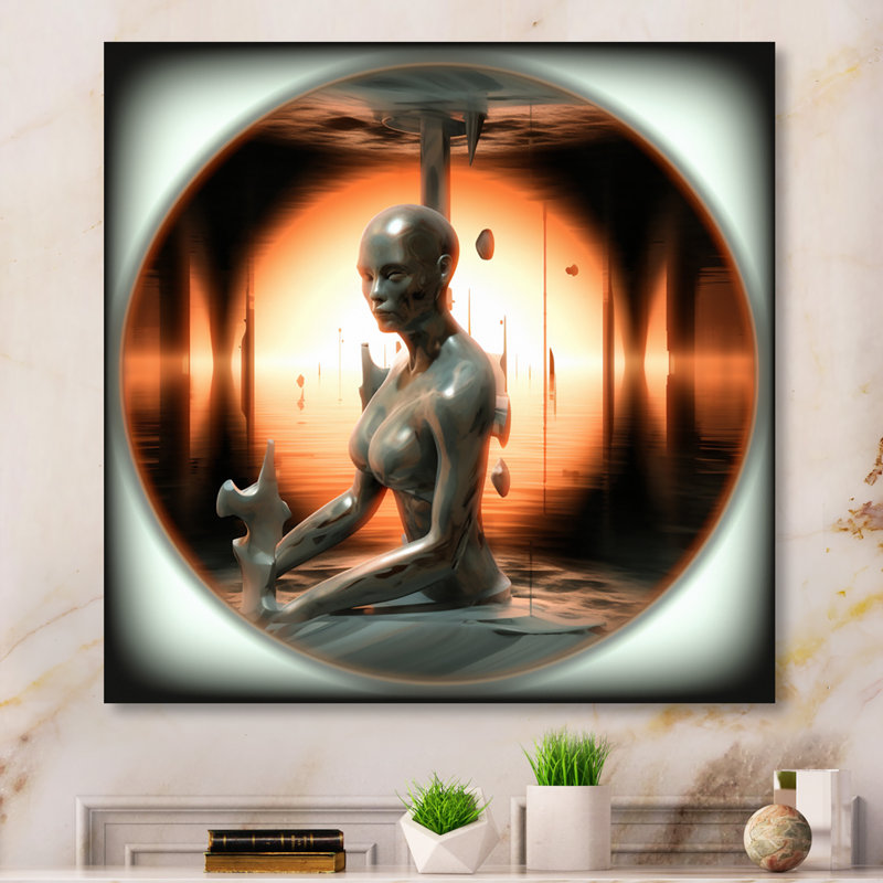 A.I. Sci-Fi Dreams Of Singularity, Toile tendue, H 36 po x l 36 po x P 1,5 po