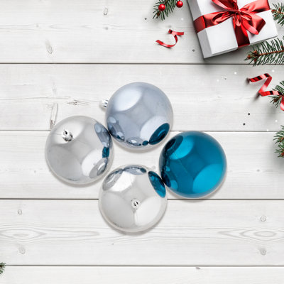 Boules de Noël incassables à 2 finitions