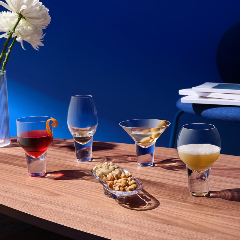 Grand verre à cocktail sans plomb fait à la main Gravity (ensemble de 2)