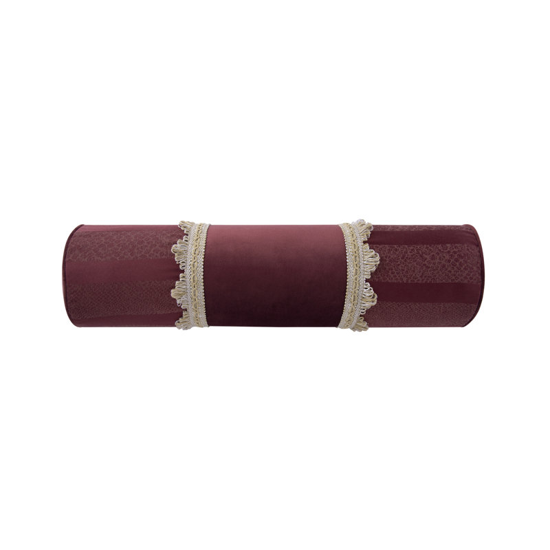 Emmaline Appliqued Neckroll Pillow