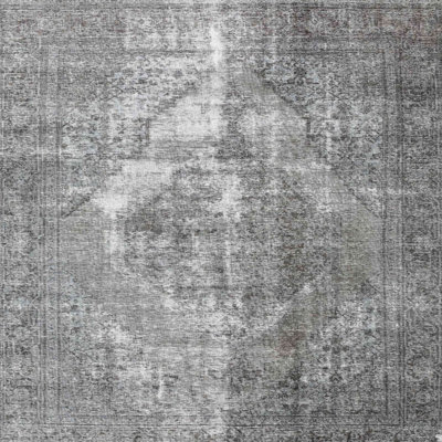 Tapis traditionnel gris / beige Demarean