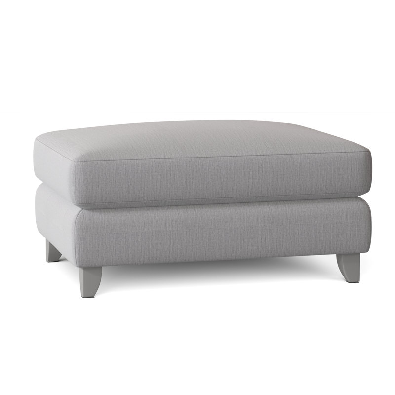 Monterey Outdoor Ottoman with Cushion, Canvas Granite Sunbrella® Canvas