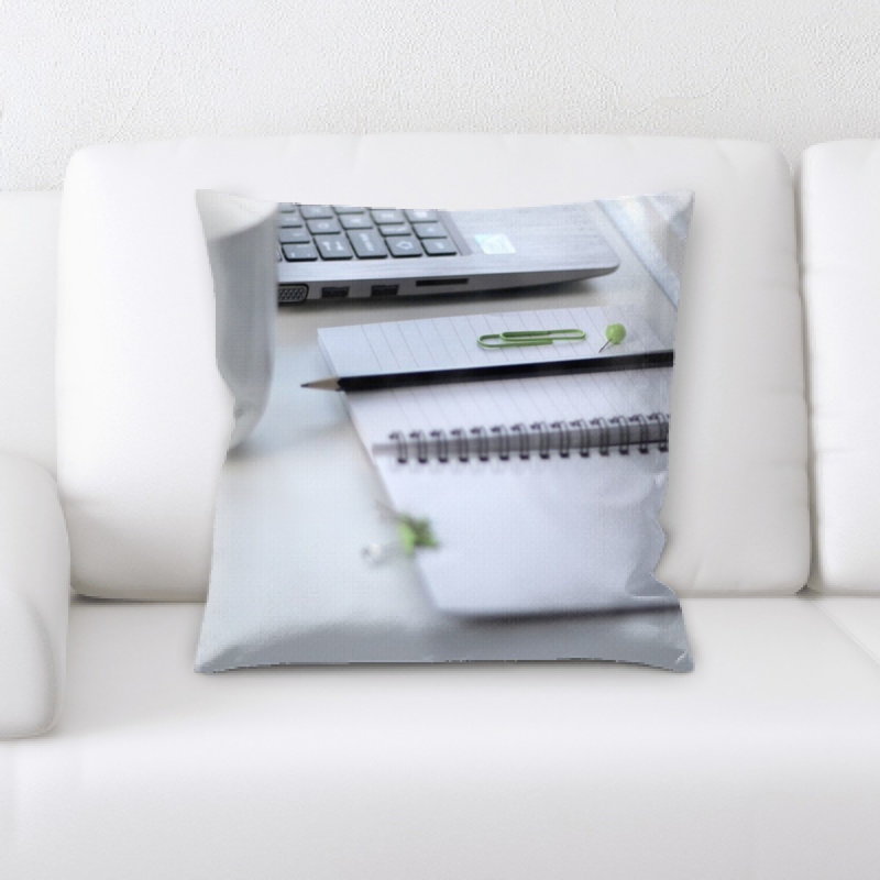 Microsuede Reversible Throw Pillow