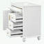 Meuble-lavabo de salle de bain avec lavabo, tiroir rabattable, 3 tiroirs et tablette réglable-1058787755