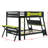 Multi-Functional Gaming Bunk Bed Built-In Dual Desk, USB Ports And Pegboard Storage-100276984