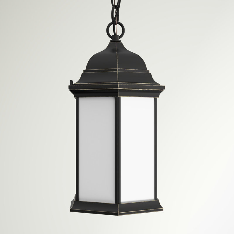 Sevier One Light Outdoor Pendant from Generation Lighting , Antique Bronze, No