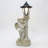 Angel Lamp Column Statue Set