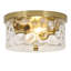 Plafonnier encastré 2 lumières avec verre martelé Alixandra-295452040-284434479