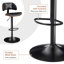 Tabouret de bar pivotant et réglable en hauteur avec repose-pieds-341806896-340149718