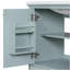 Ensemble de meuble-lavabo 30 po avec lavabo, armoire de salle de bain multifonctionnelle avec portes et tiroir, cadre et panneau de fibres à densité moyenne (vert)-269854046