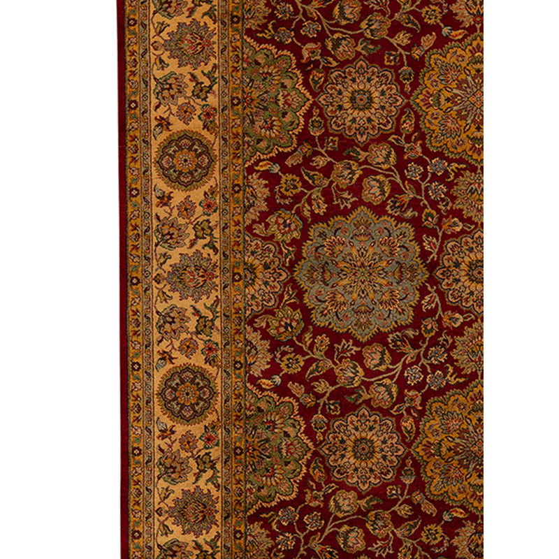 Wool Oriental Area Rug in Gold