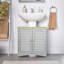 Shrewsbury Grey Under Sink Bathroom Cabinet-122000248
