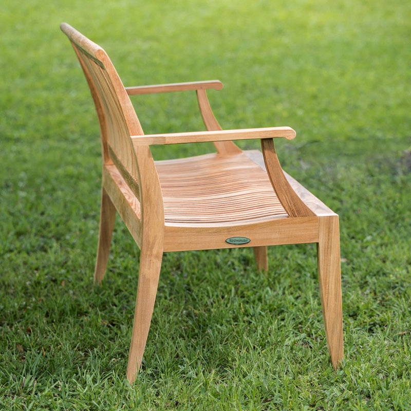 Westminster Teak Outdoor Teak Bench, 25"H x 60"W x 23"D
