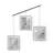 Exhibit Picture Frame 8" x 10" Gallery Set, Adjustable Wall Collage Displays, Set of 3-70772777