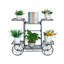 Support pour plante rectangulaire Espedita-738423041