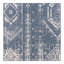 Tapis intérieur / extérieur bleu / ivoire en polypropylène tissé à la machine Bonnetta-2103013761