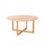 Caldas Outdoor Round Teak Dining Table
