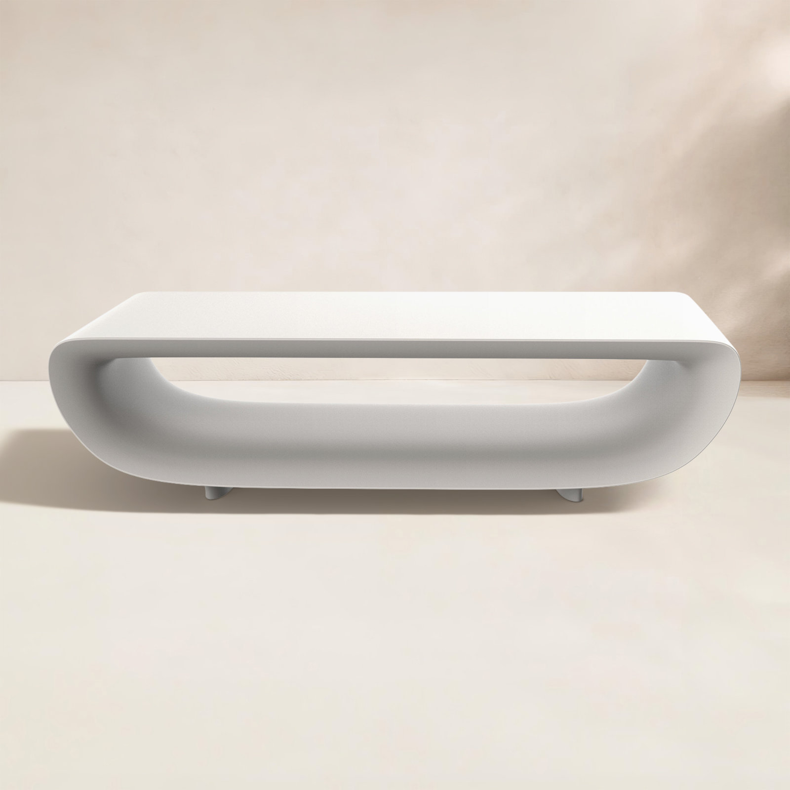 Bum Bum 58" Patio Table, White