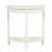 Tinsle Collection Half Moon Console Table with Storage Shelf End Table - Honeynut-104621370