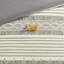 Édredon double / grand en coton gris / jaune, imprimé rayé et garniture, literie remarquable 3 pièces gris / jaune double / grand, imprimé 100%, rembourrage, engagement-116012518