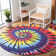Dean Performance Machine Washable Abstract Rug
