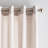 Cotton Blend Semi Sheer Curtains / Drapes Pair-61832506-61832511