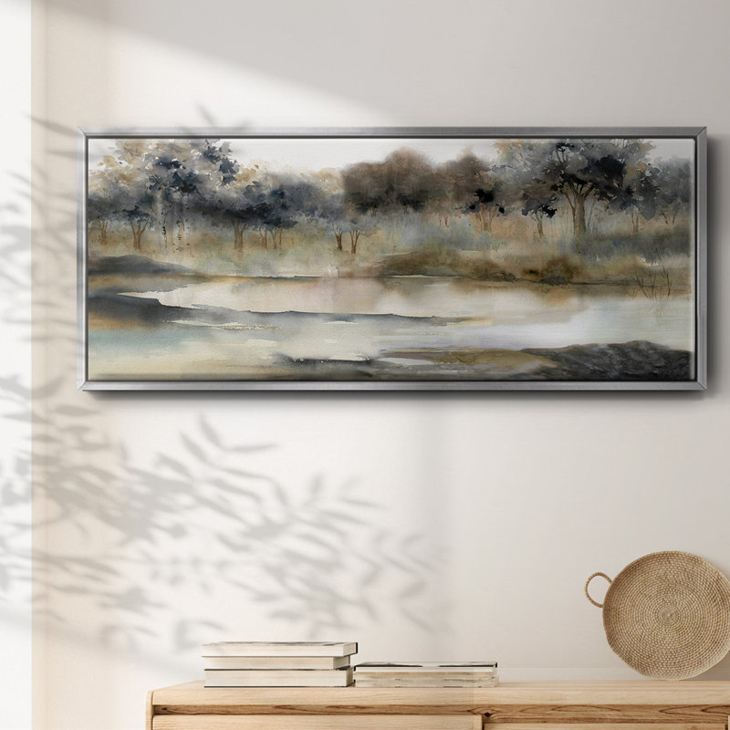 Serene River- Framed Canvas