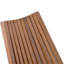 Chaise de patio pliante en bois
