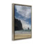 «Ocean Shore with Distant Cliff», art mural sur toile flottante, par Don Schwartz