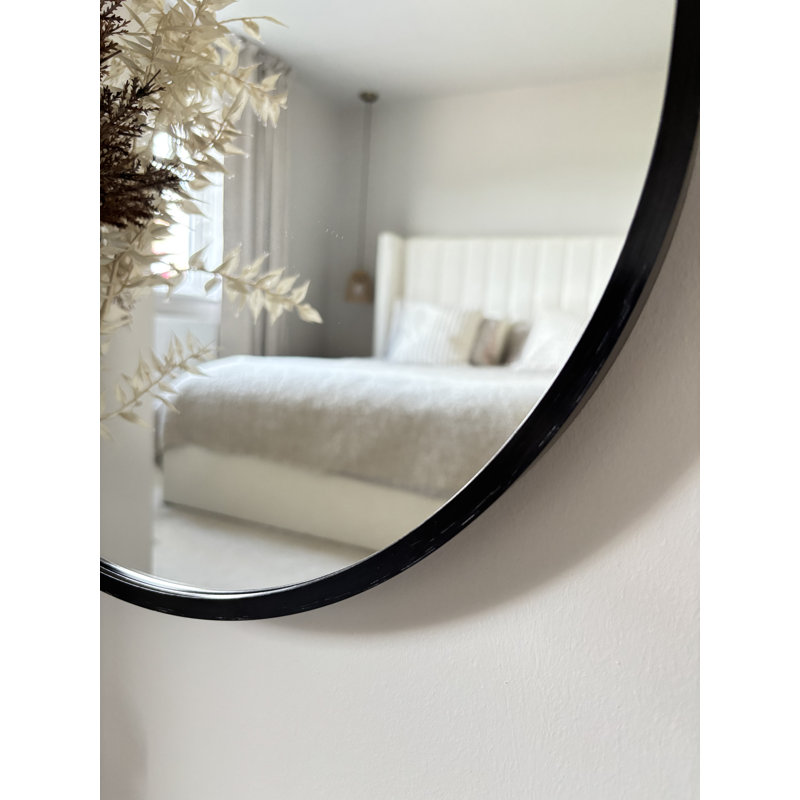 Decourcey Metal Oval Mirror