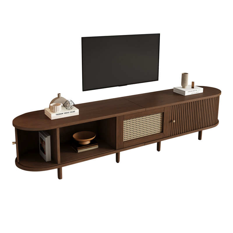 Unfinished TV Stand for TVs up to 58" with Fireplace Included