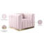 Fauteuil en velours de 38,5 po Tyneside-1883192247