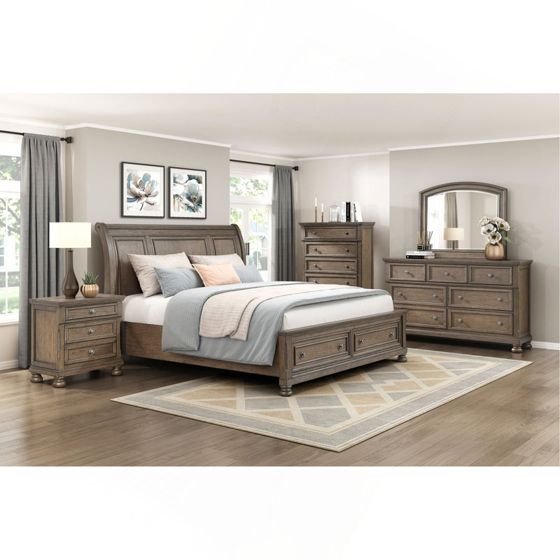 Mobilier de chambre à coucher transitionnel 1Pc