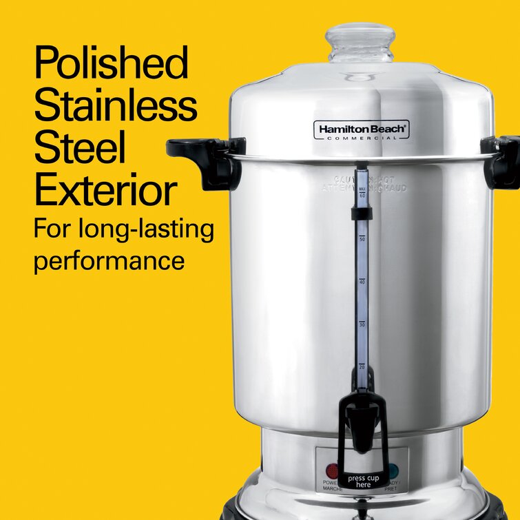 Coffee Urn Stainless Steel 60 Cup - Park Avenue