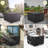 All Weather Resistant Square Fire Pit Cover for Fire Pit Table-1016046871