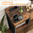 Modern 9-Drawer TV Stand with Charging Station & Power Outlets, Media Console Storage Dresser, Open Shelf Entertainment Center for Living Room, Bedroom-2132309652