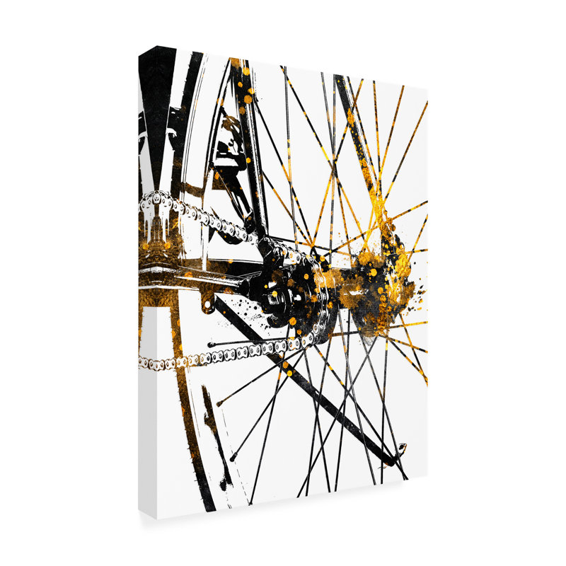 Œuvre sur toile noire, Justyna Jaszke, H 14 po x l 19 po