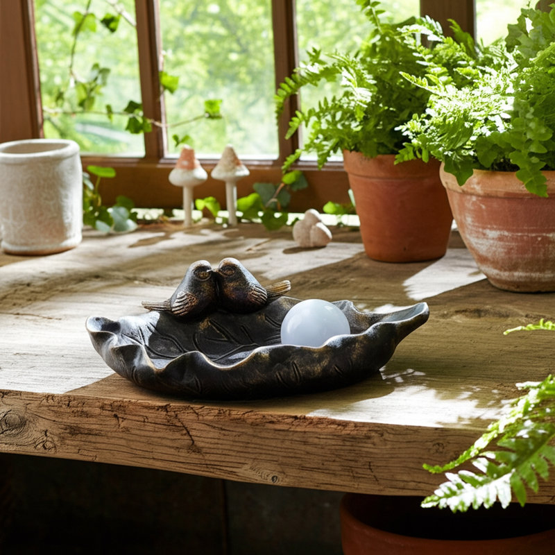 Jonson Polyresin Birdbath
