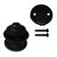 1-1/2" Coarse Thread Twist & Close Bathtub Drain Trim with Two-Hole Overflow-37144390