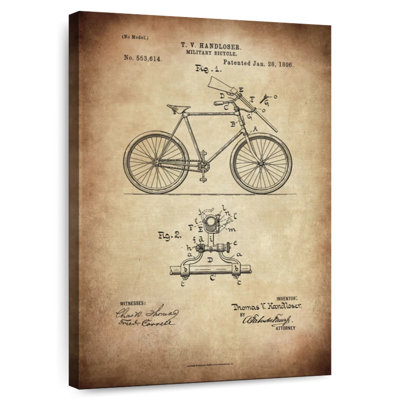 Military Bicycle Patent