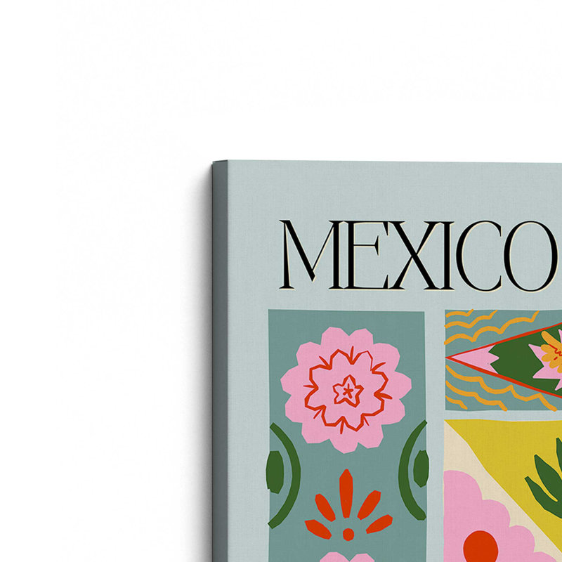 «Mexico City Folk Art», reproduction d'art sur toile , Toile tendue, H 12 po x l 8 po x P 1,25 po