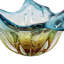 Bol décoratif en verre Hanney en bleu glacier / jaune pâle