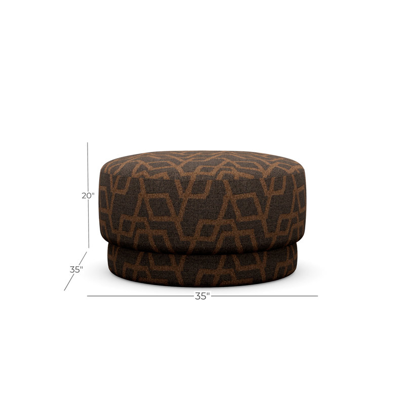 Cremini Medium Ottoman, Perky 855419