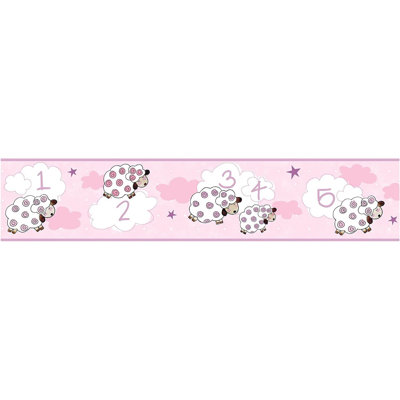 Bordure de papier peint L 15 pi x l 6 po