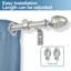 Tringle à rideaux simple réglable Tubbs-744337707-744337696