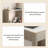 Compact Desk with Bookshelf for Small Spaces