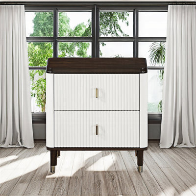 Nightstand With USB Port And Drawer