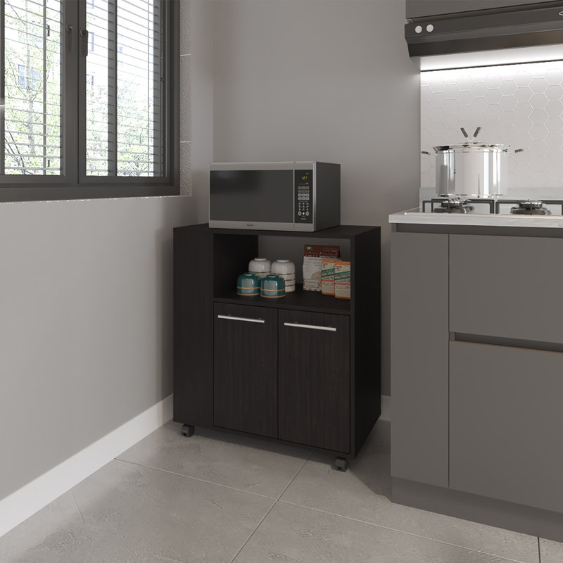 Bethesda Kitchen Cart, Black